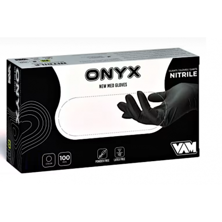 MED GUANTI NITRILE BLACK S/POLV 100PZ TG.S ONYX
