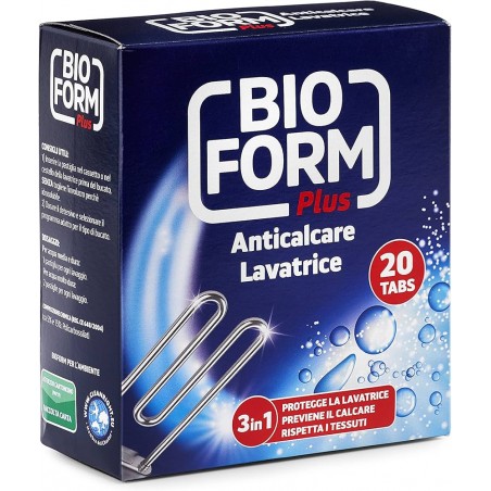 BIO FORM TABS ANTICALCARE LAVATR 20PZ