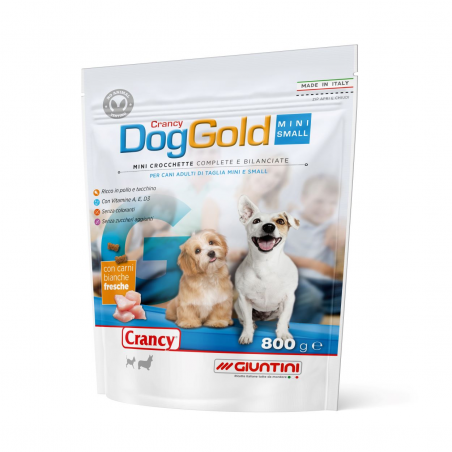 GIUNTINI CROC CANE 800GR GOLD TG.MINI X8