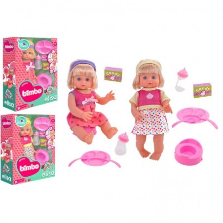 GLOBO BAMBOLA ELISA BEVE/PIPI 40CM 41107