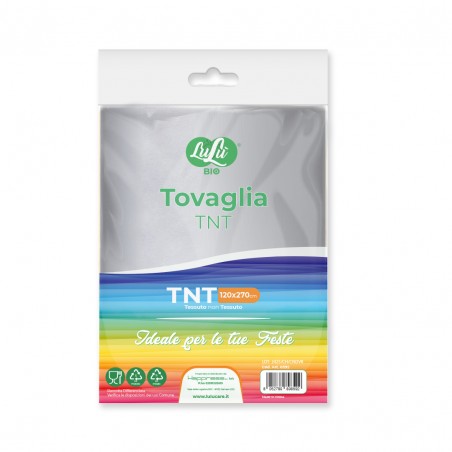 LULU TOVAGLIA TNT 1.20X2.70MT ARGENTO