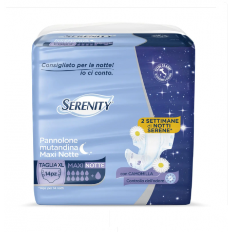 SERENITY PANNOLONE MUTAND MAXINOTTE XL 15PZ CAMOM