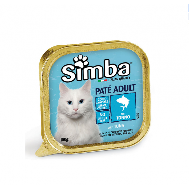 SIMBA PATE GATTO 100GR TONNO