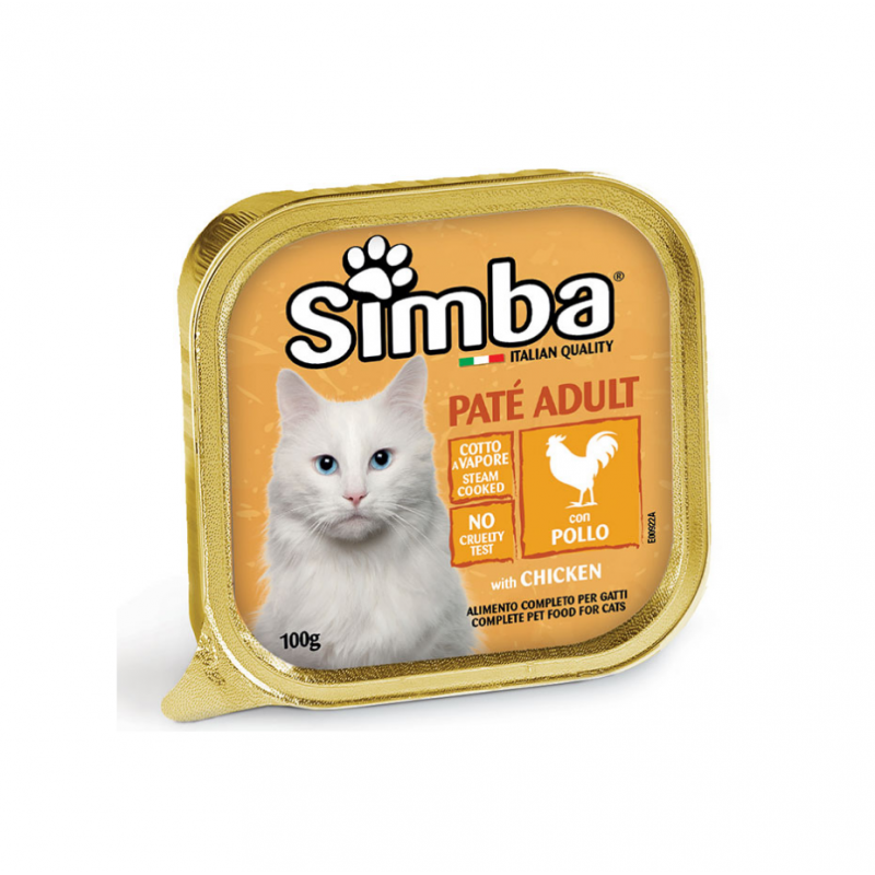 SIMBA PATE GATTO 100GR POLLO