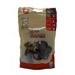 PET HUGS SNACK CANE SALSICCIOTTI MANZO 80GR