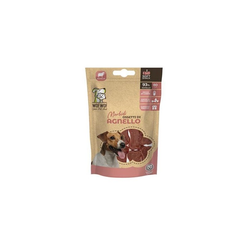 PET HUGS SNACK CANE OSSETTI DI AGNELLO 80GR