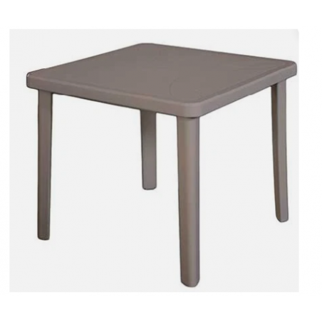 TAVOLO NETTUNO TORTORA 80X80