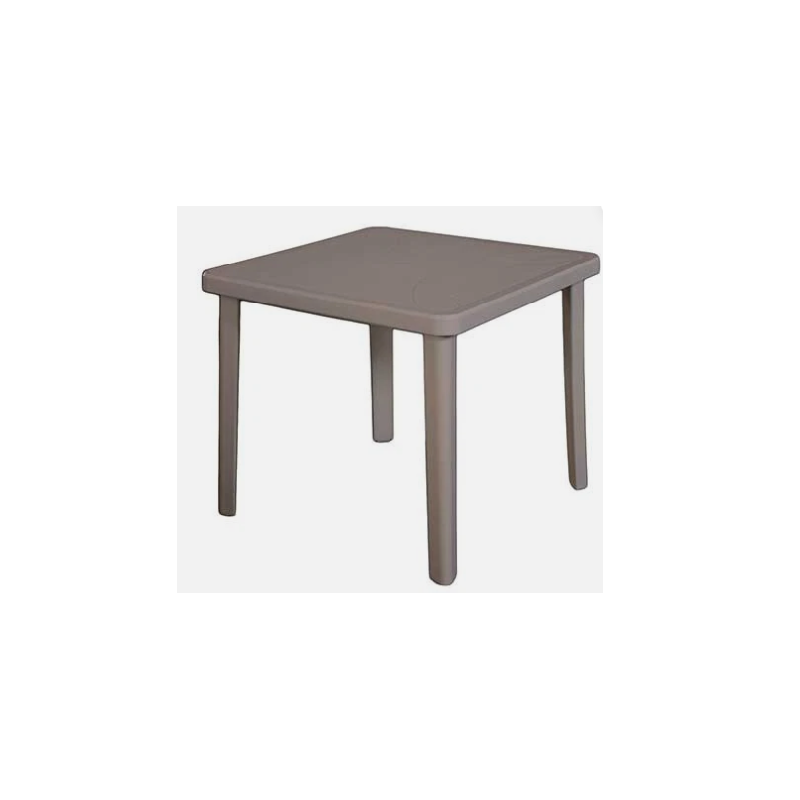 TAVOLO NETTUNO TORTORA 80X80