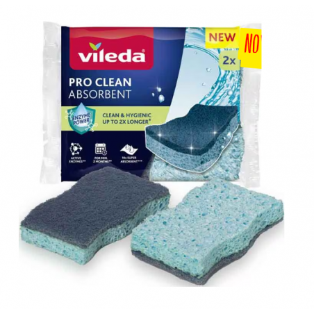 VILEDA SPUGNA PRO CLEAN ABSORBENT VISCOSA 2PZ