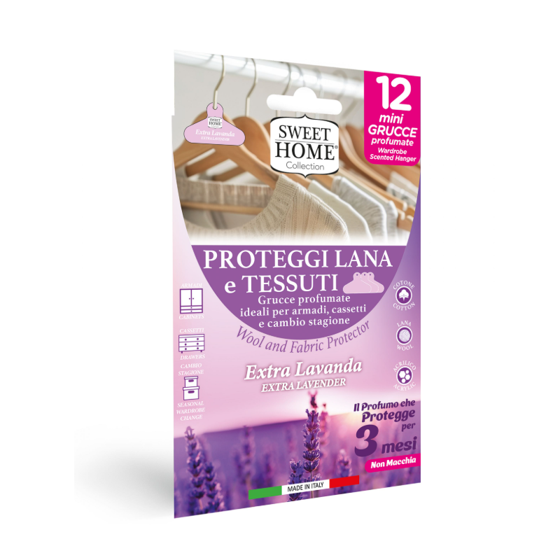 SWEET HOME PROTEGGI LANA E TESS LAVANDA 12PZ