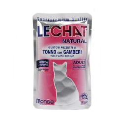 LECHAT NATURAL BUSTINE TONNO/GAMB 80GR X24