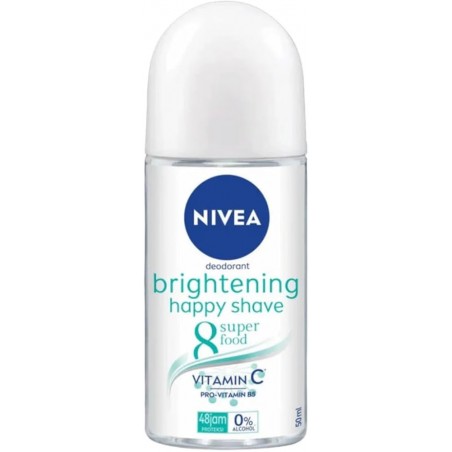 NIVEA DEO ROLL ON BRIGHTENING HAPPY SHAVE 50ML