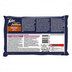 PURINA SENSATIONS JELLIES ANATRA/AGNELLO 85GRX4