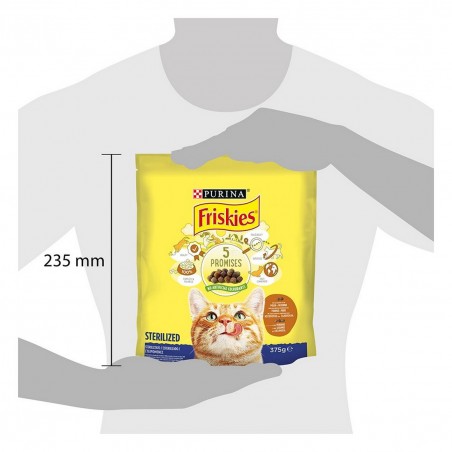 FRISKIES CROC GATTO STERILIZ TACCH/VERD 375GR