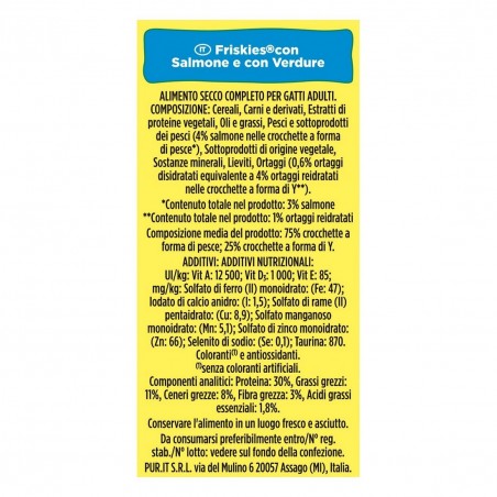FRISKIES CROC GATTO SALMONE/VERDURE 400GR