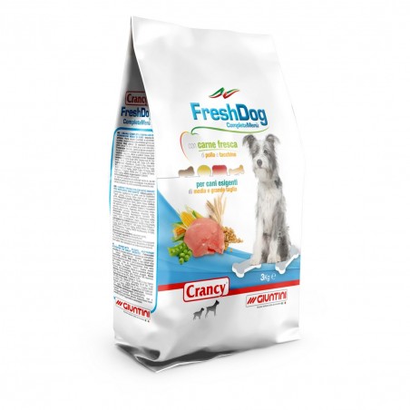 GIUNTINI CROC CANE CARNE FRESCA MED/MAXI 3KG X4