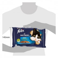 PURINA LE GHIOTTONERIE SALM/TONNO 85GRX4