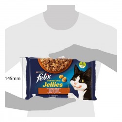 PURINA SENSATIONS JELLIES ANATRA/AGNELLO 85GRX4