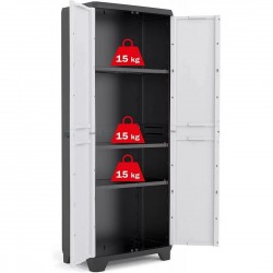 KETER ARMADIO LINEAR ALTO BIAN/NERO 68X39X173H